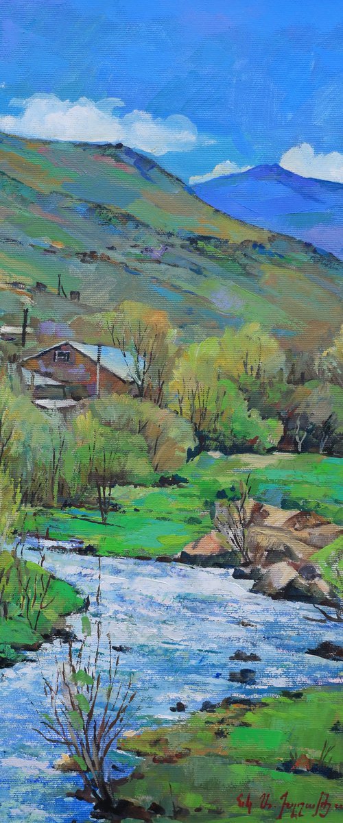 Stream Through the Valley by Aramayis Khlghatyan