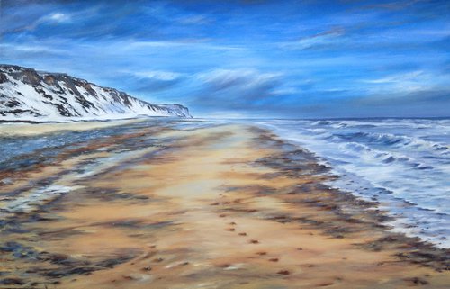 Winter's beach by Kirsty O'Leary-Leeson