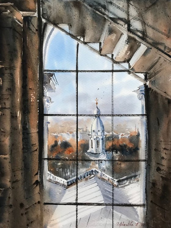 Window, The Smolny Cathedral, St. Petersburg