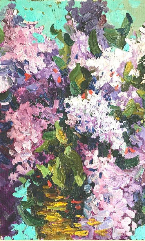 Purple lilac by Yuliia Pastukhova
