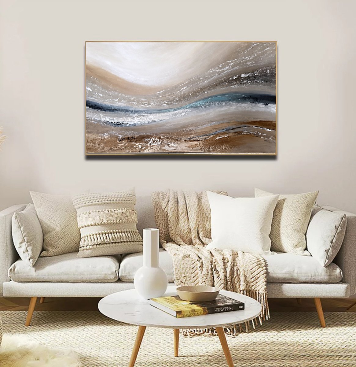 Soft Tide Awakening By Tatiana Malinovscaia, 39 X 24, Artwork For Sale On Artfinder