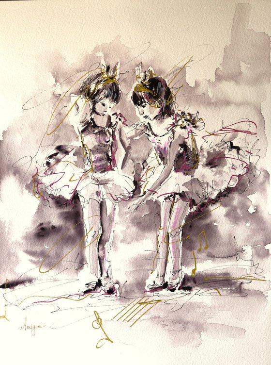 Two Little Ballerinas