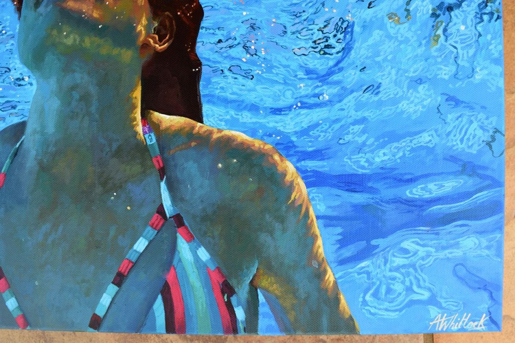 Blowing Bubbles Ii Underwater Painting Artfinder