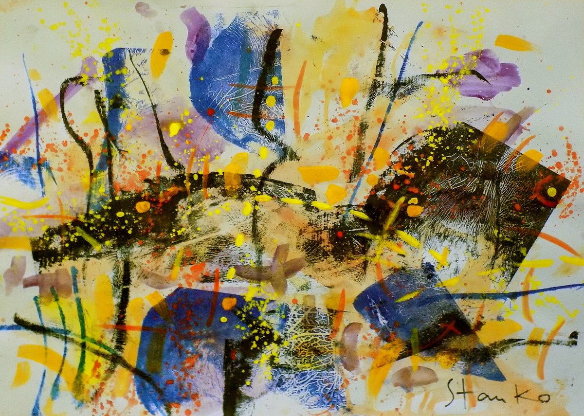 Abstract Landscape-Xxi By Stanislav Bojankov, 25 X 18, Artwork For Sale On Artfinder