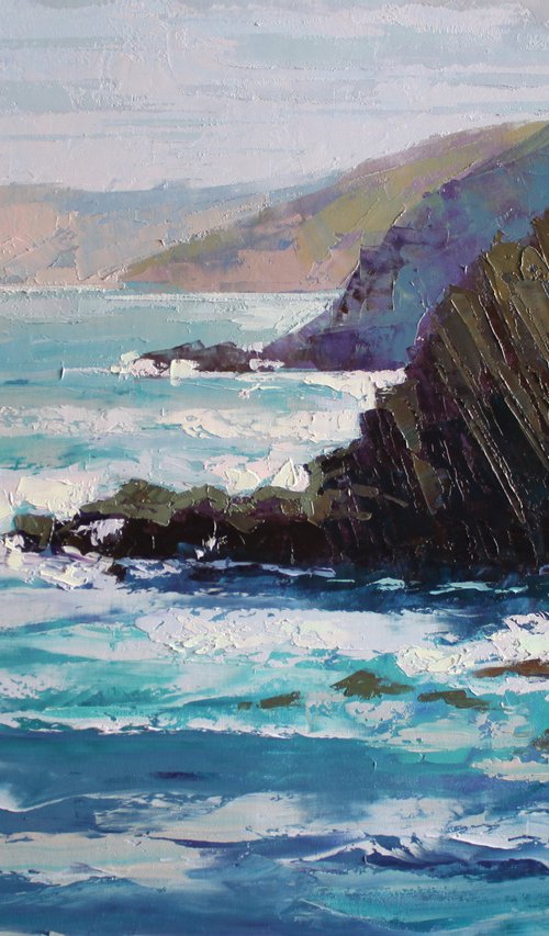 The Cliffs of Cinque Terre by REVAZ TCHEISHVILI