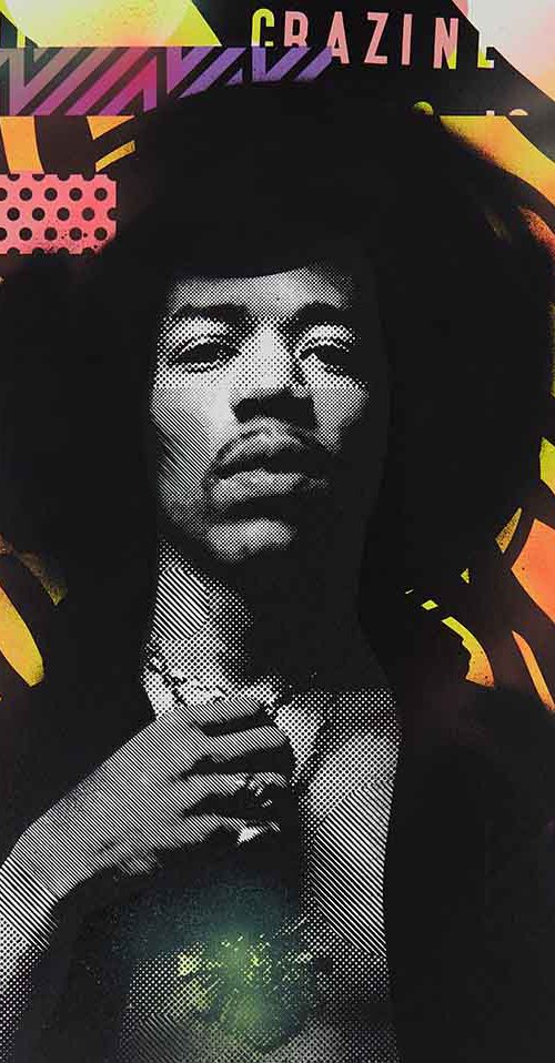 Hendrix - Spray Paint Finish by James Kingman