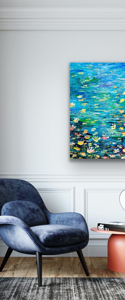 Waterlilies from the Monet Garden by Pooja Verma