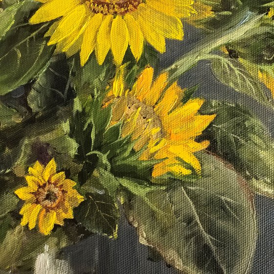 Sunflowers bouquet