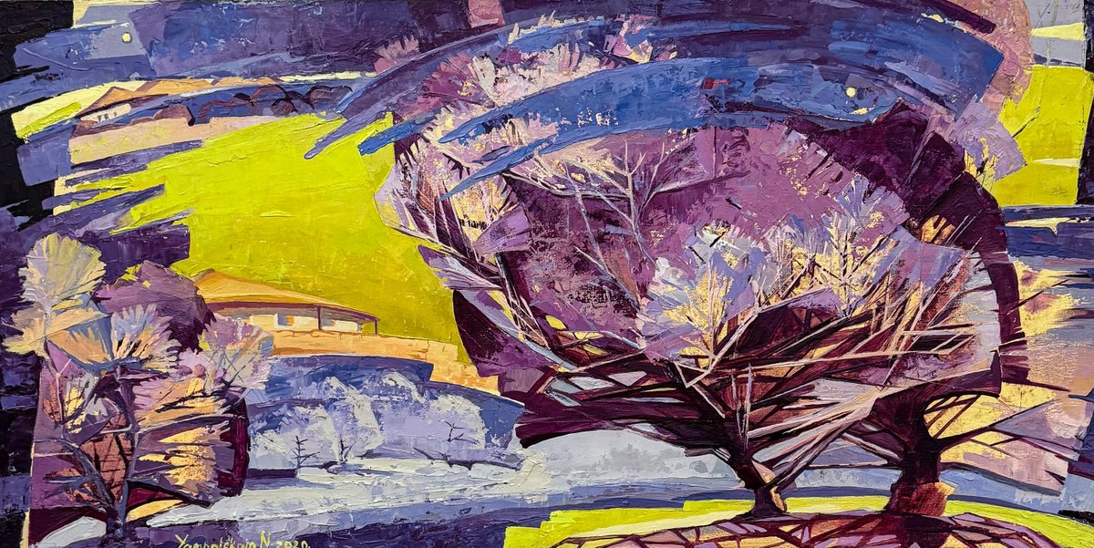 Through The Fields Iii By Natalia Yampolskaia, 31 X 16, Artwork For Sale On Artfinder