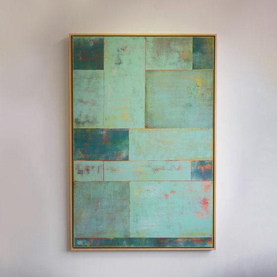 Turquoise Tiles Long