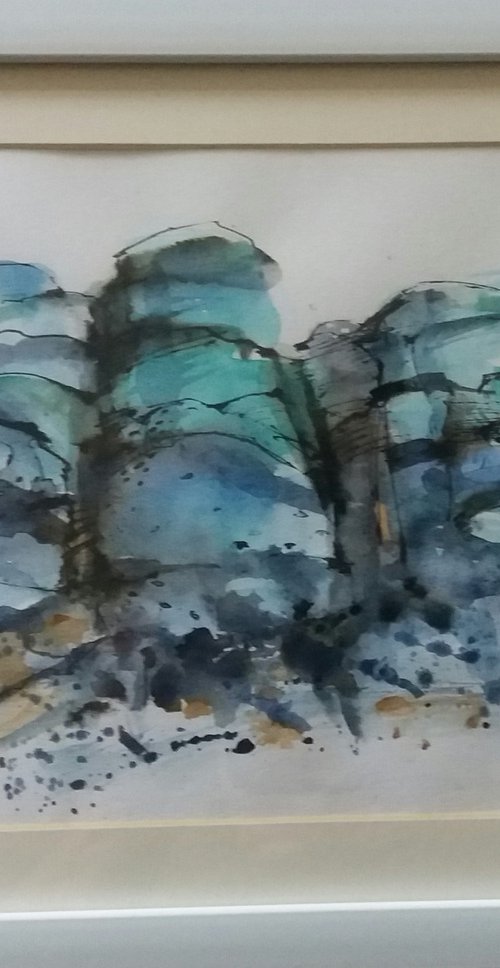 Blue crag 1. 2020 by Jean  Luce