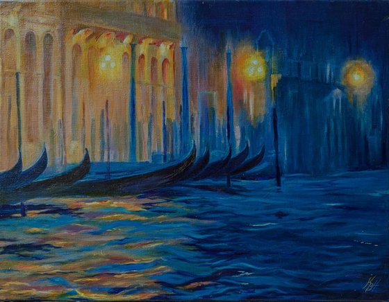 Venice by night