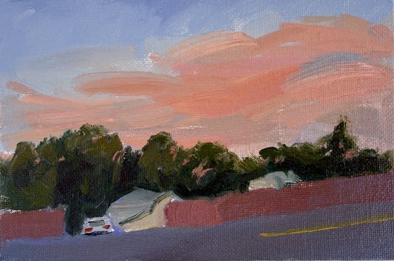 Sunset on the way home