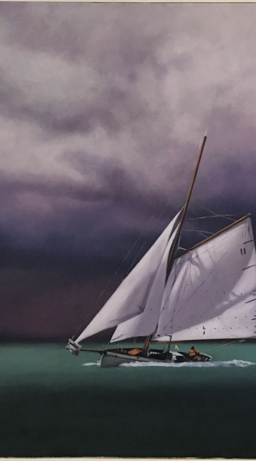 Ahead of the storm - Bardolino by Christopher  Gill