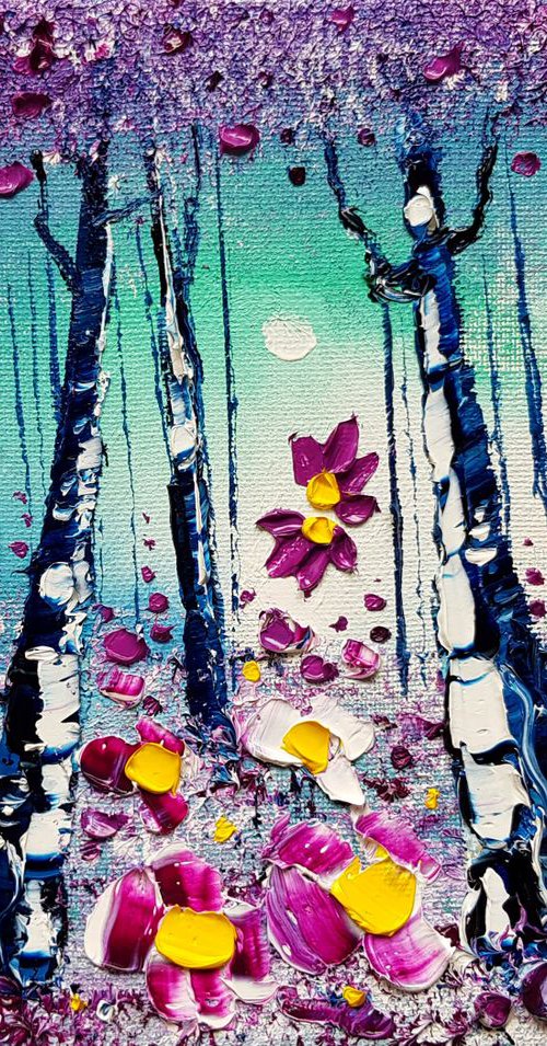 "The Violet Trees & Flowers in Love" by Phil Broad