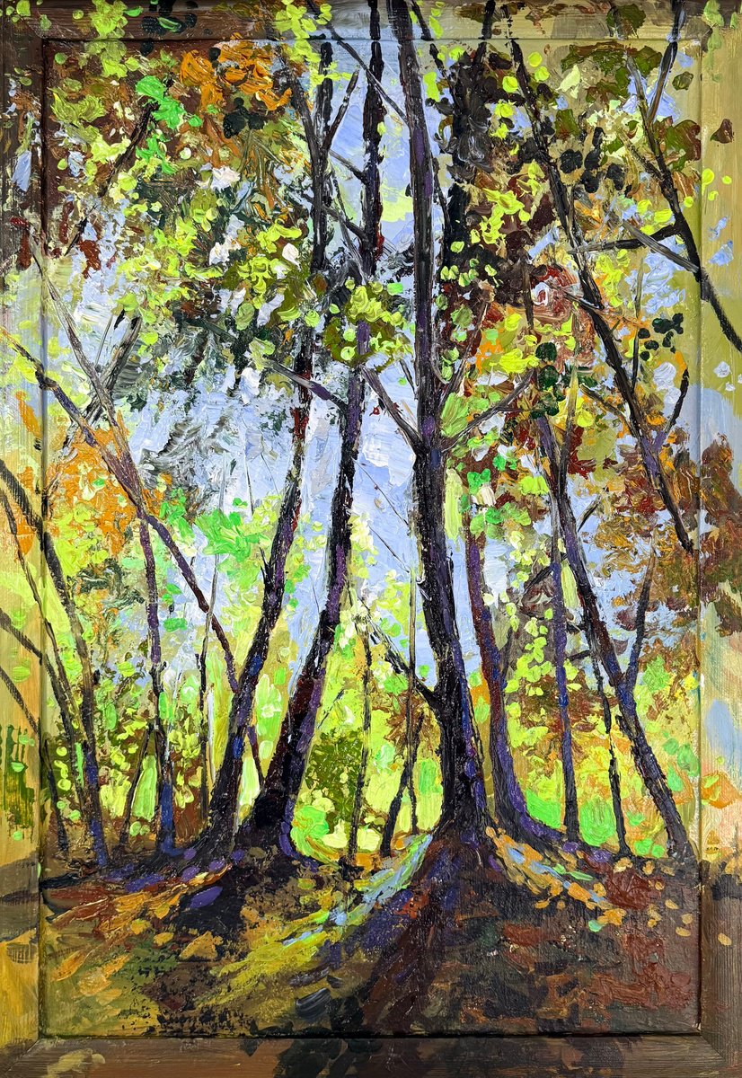 Green Breath By Maria Kireev, 17 X 25, Artwork For Sale On Artfinder