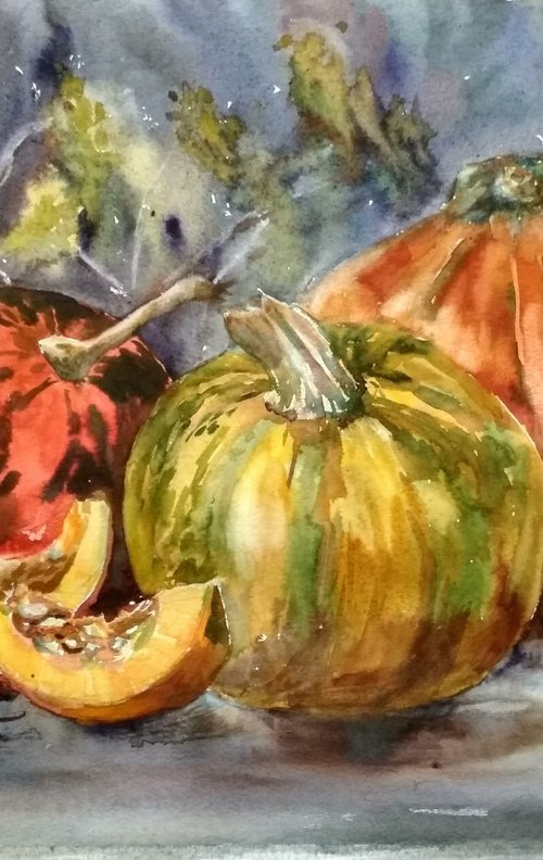 Pumpkins by Ann Krasikova