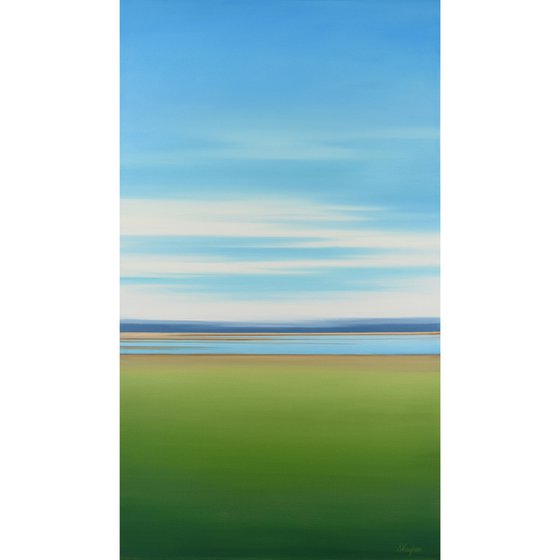 Serene Day - Colorful Abstract Landscape