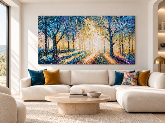 Where Beautiful Things Begin - Blue Landscape
