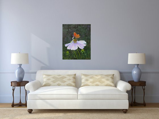 Cosmos and Butterfly