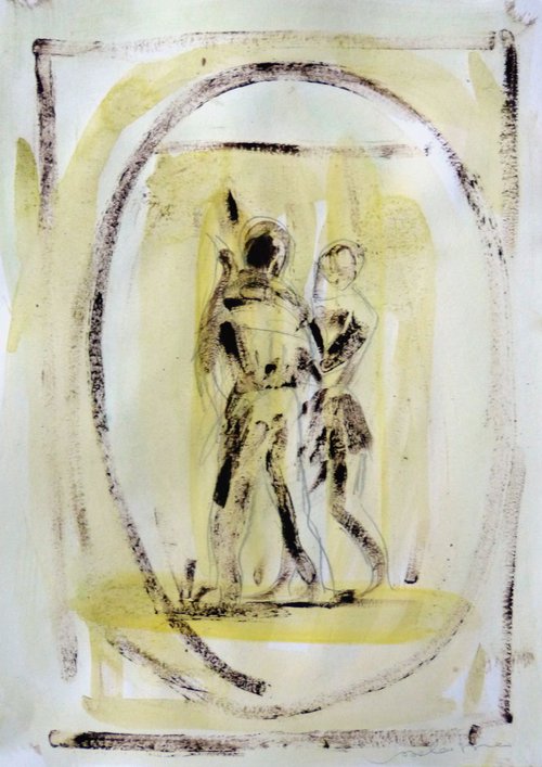 Ellipse #2 - The Couple, 42x29 cm by Frederic Belaubre