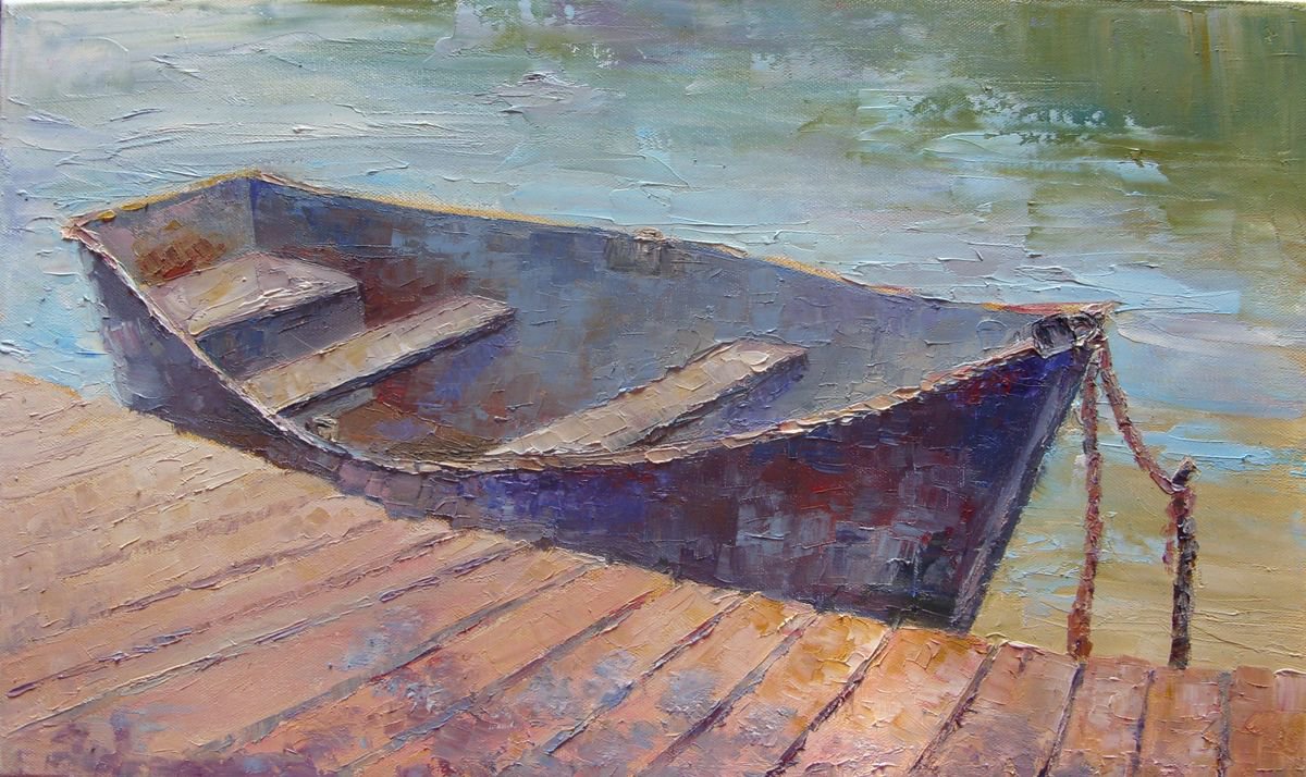 Portrait of a boat by Liubov Ponomareva