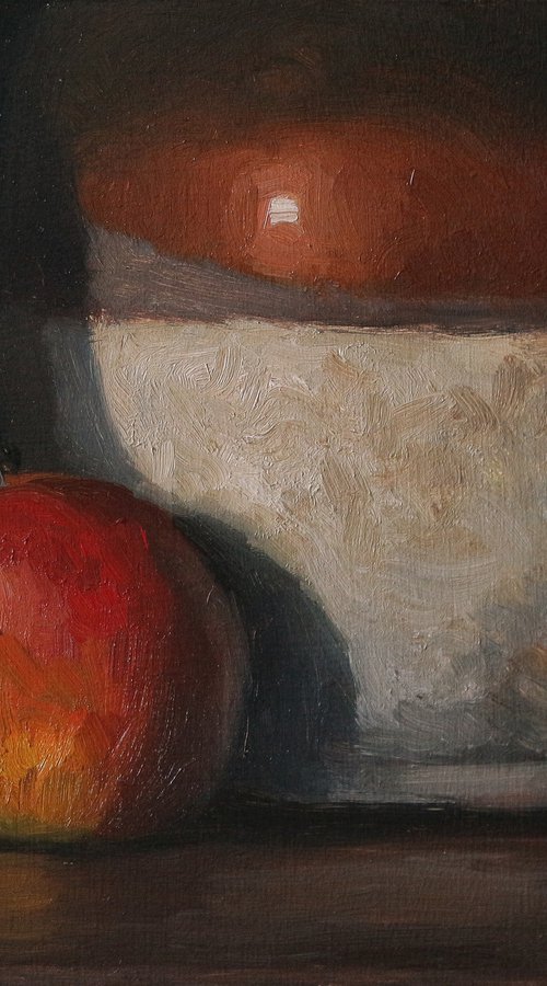 Apple and Pitcher by Pascal Giroud