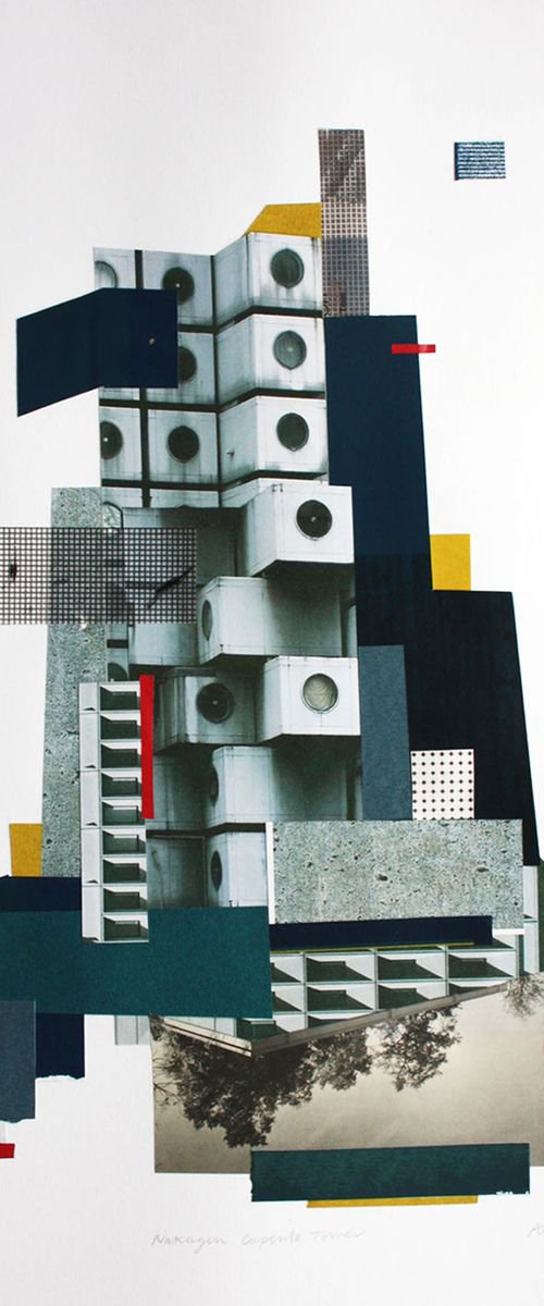 Nakagin Capsule Tower by Angus Vasili