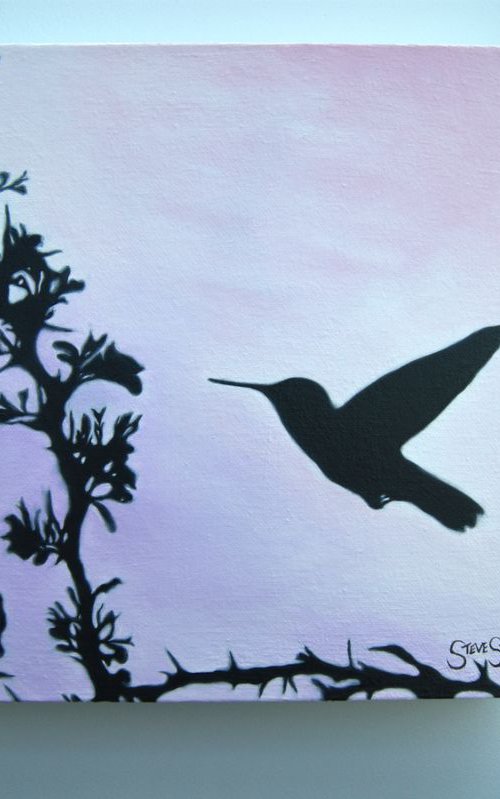 Little Bird ( on canvas ) Free Shipping by Steven Shaw