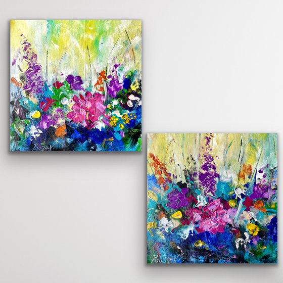 Colour of Spring 2 - Diptych