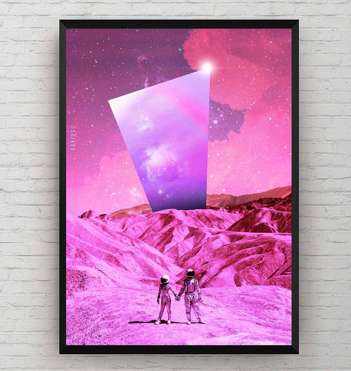 Space Lovers - Limited Edition by Darius Comi