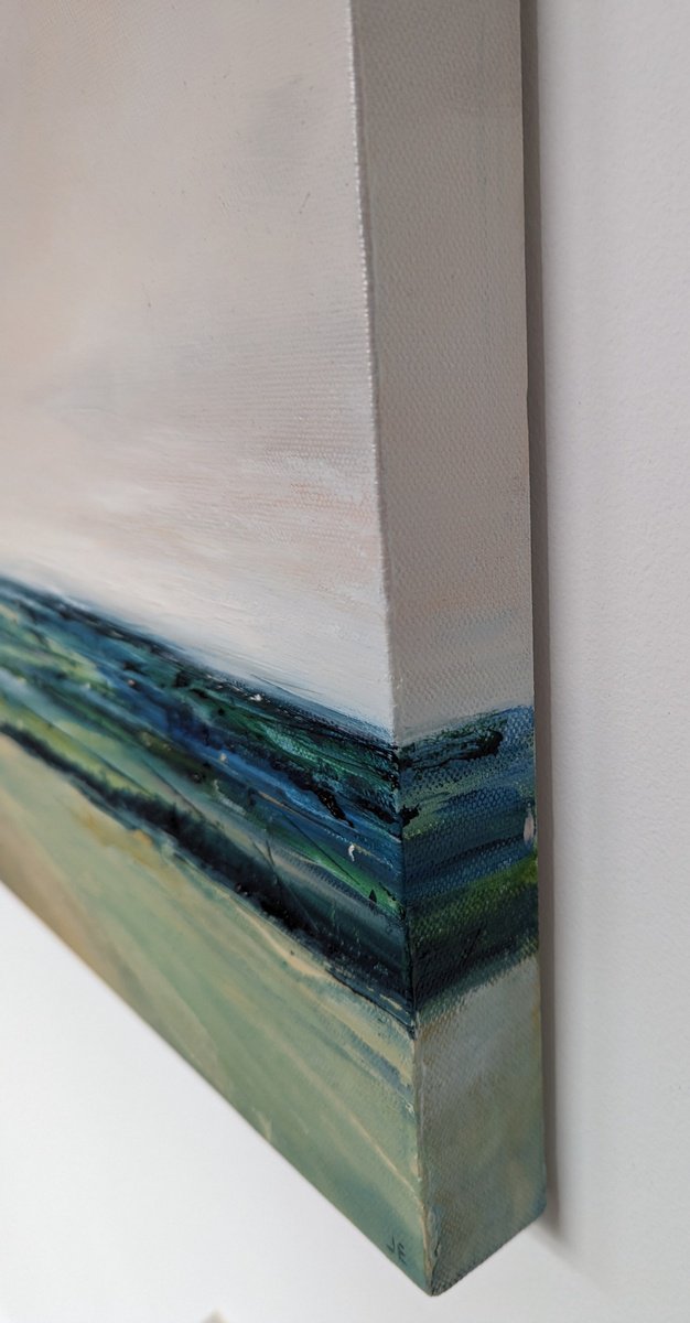 Expressive Landscape Oil Painting By Jo Earl, 35 X 24, Princes Risborough Landscape, Original Artwork