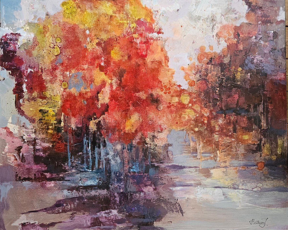  Autumn Passage By Tatiana Hellum, 39 X 32, Artwork For Sale On Artfinder