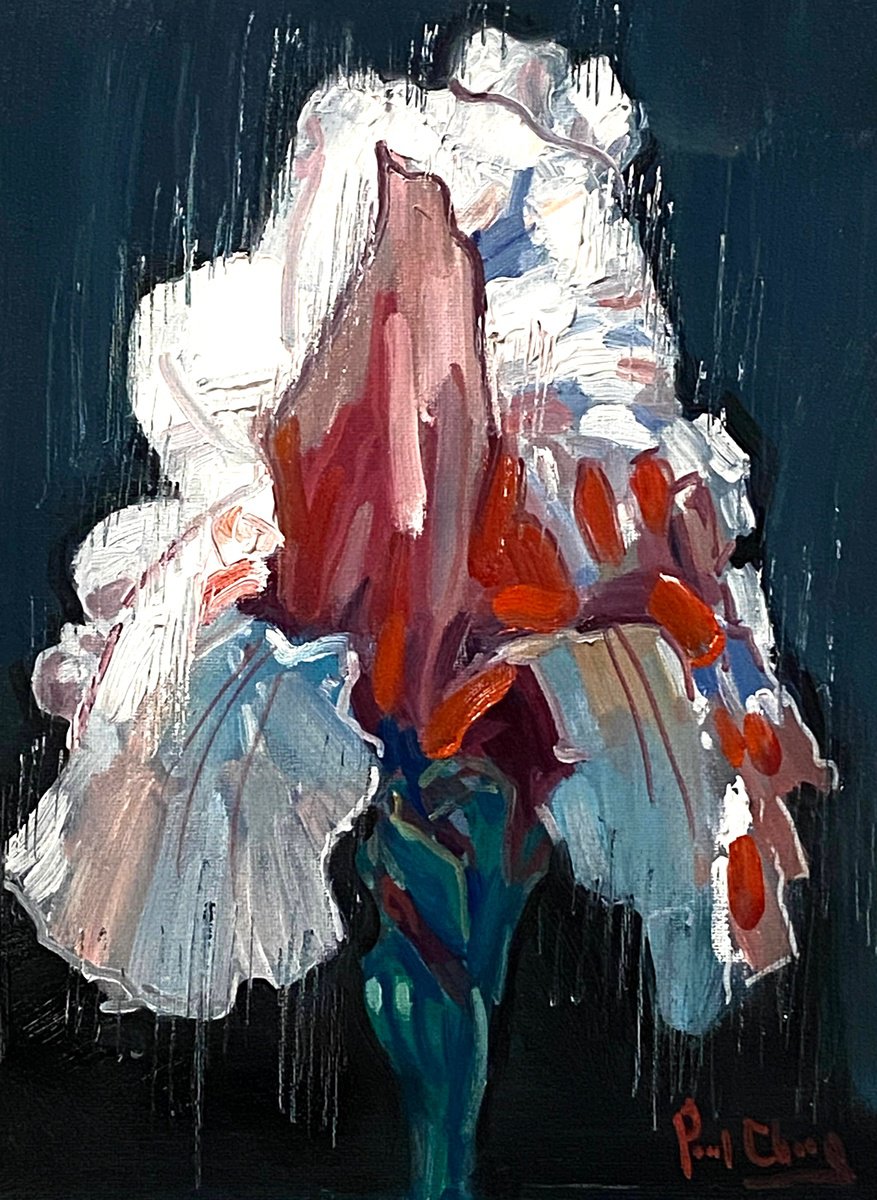 Impressionistic Botanical Oil Painting By Paul Cheng, 9 X 12", Flowers No.04, Original Artwork