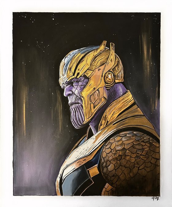 Epic Villain - Original acrylic painting