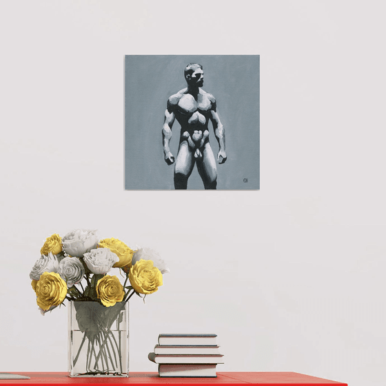 Between Light and Shadow 4 - Male nude