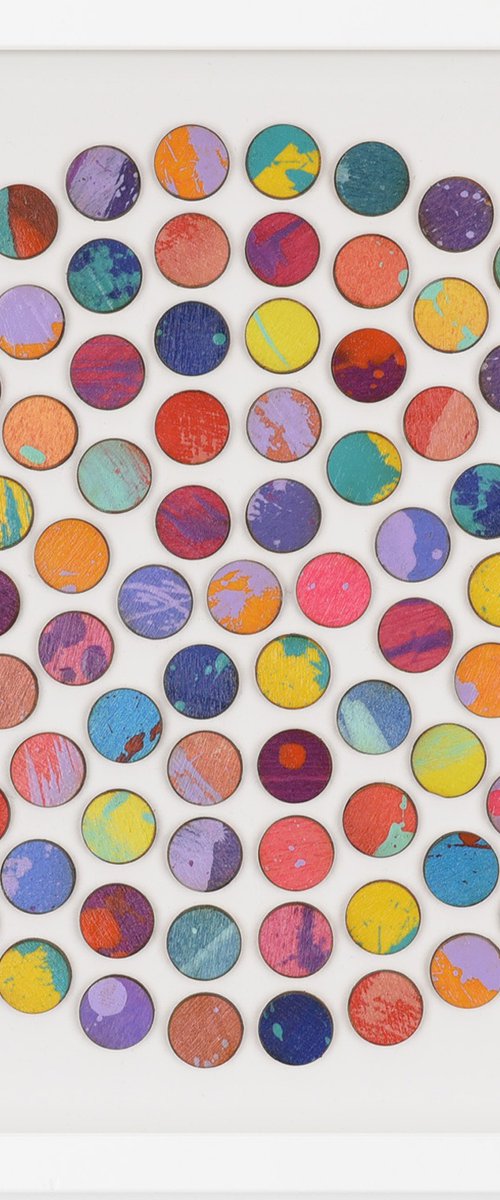 Splash Circle of dots by Amelia Coward