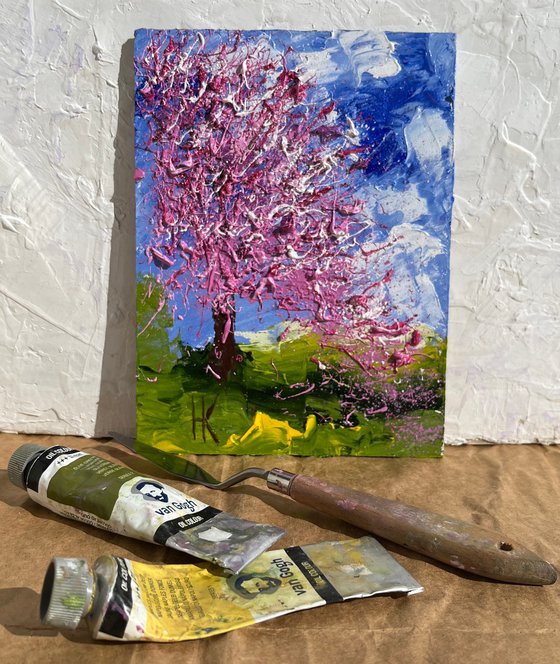 Cherry Blossom Painting