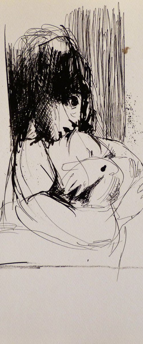 Maternity 12, 24x32 cm by Frederic Belaubre