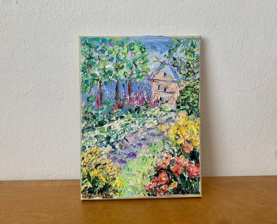 Summer garden in bloom