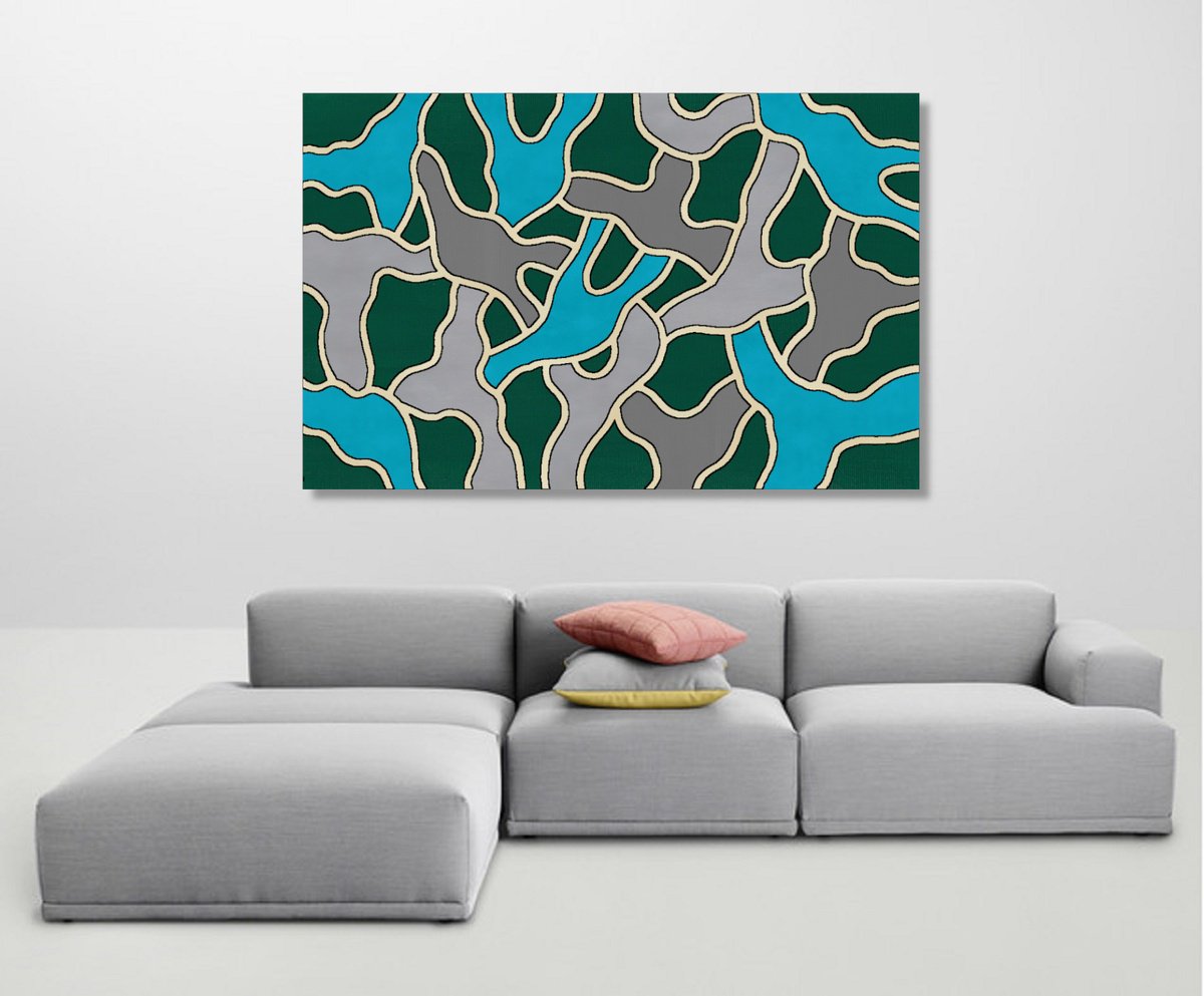 Abstract Colors Of Nature #94 By Marina Krylova, 55 X 35, Artwork For Sale On Artfinder