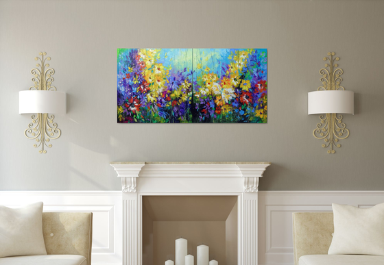 Bright melody 140x70cm