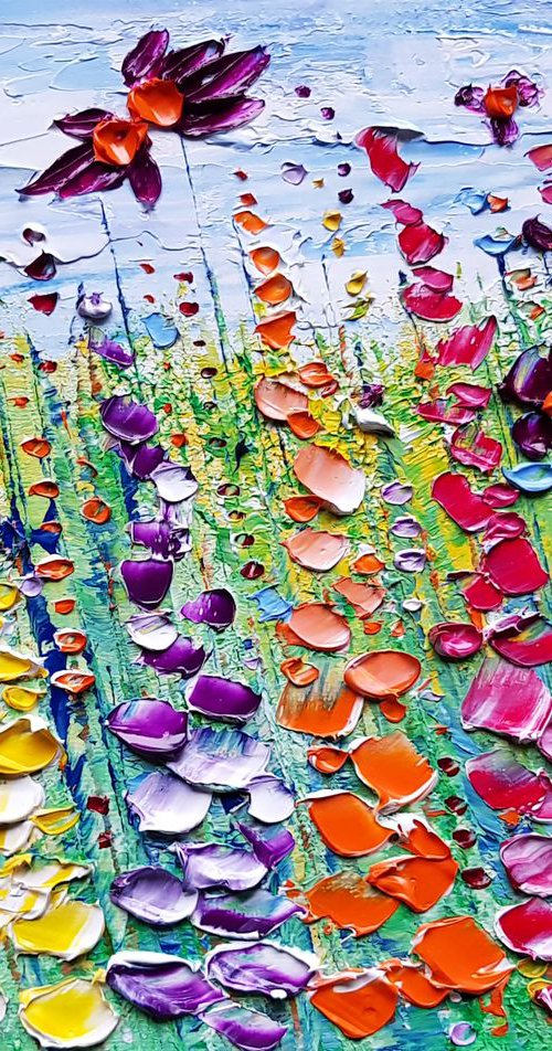 "Foxgloves & Flowers in Love" by Phil Broad