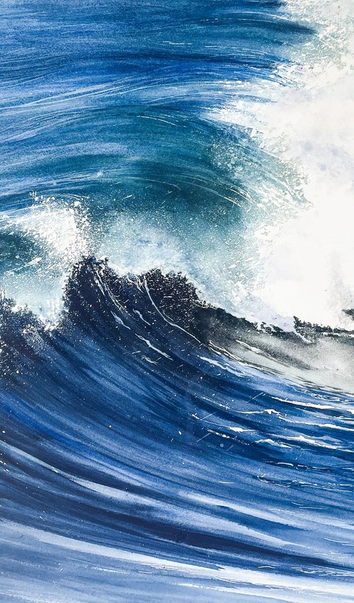 Ocean Wave by Irina Kurganskaya