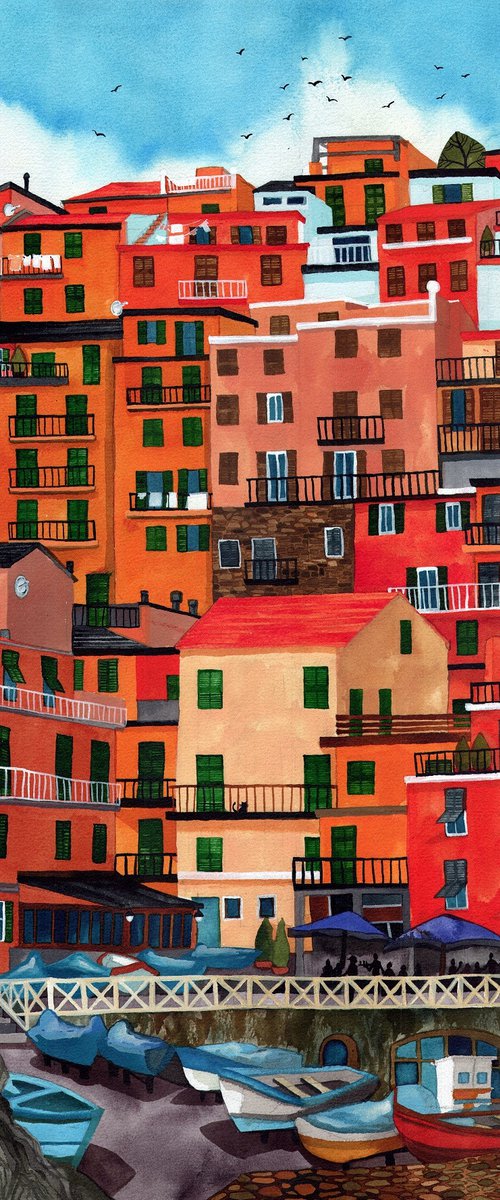 Cinque Terere, Italy by Terri Smith