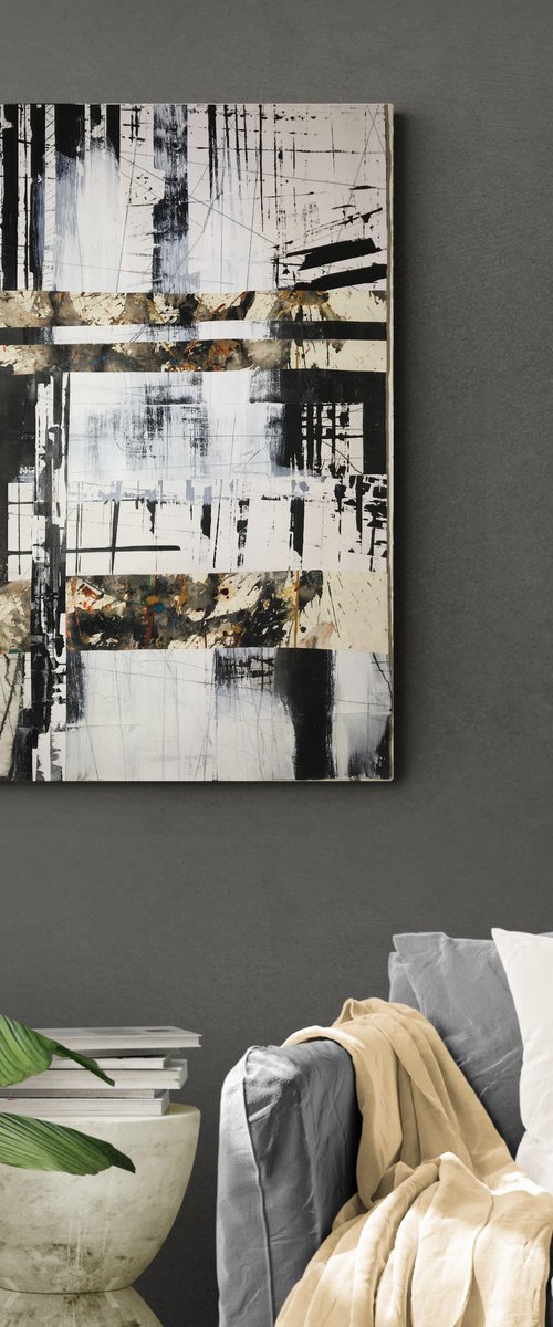 Falling Disjointed Collage by Kris Haas