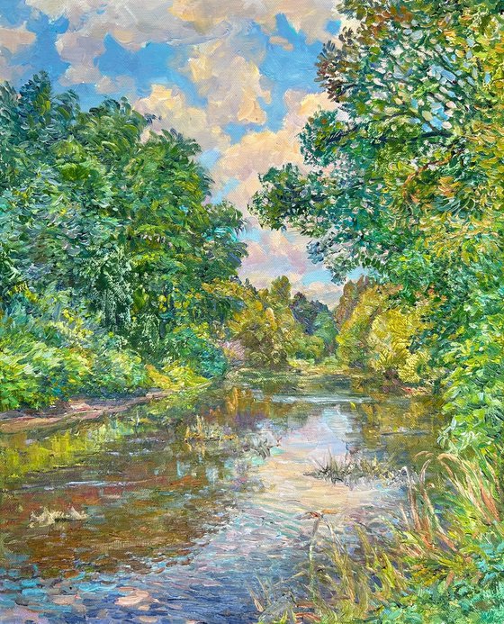 Summer River Reflections