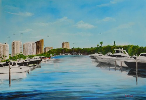 Marina Jack's Sarasota Florida by Lloyd Dobson