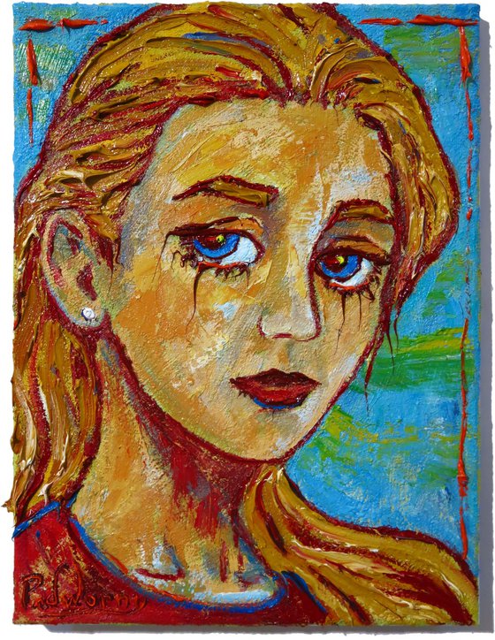 Original Oil Painting Portrait