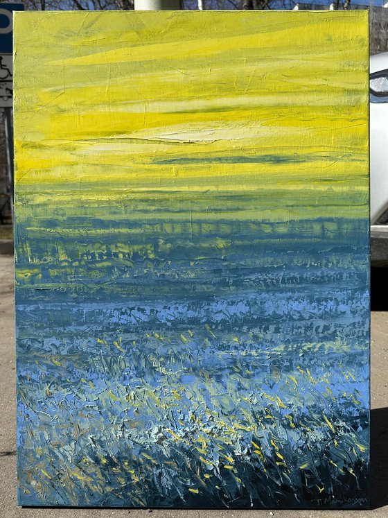 Field at Sunrise B23 50x70cm